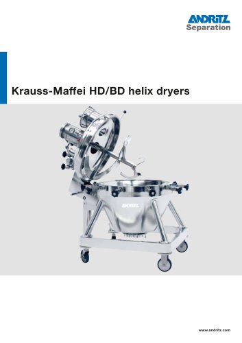 ANDRITZ Krauss-Maffei HD/BD helix dryers