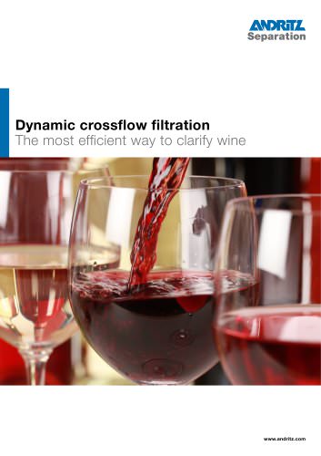 DCF crossflow filter for wine