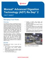 Monsal* Advanced Digestion Technology (ADT) Re:Sep* 2