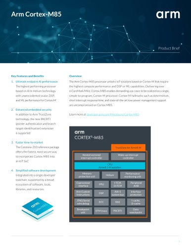 Arm Cortex-M85