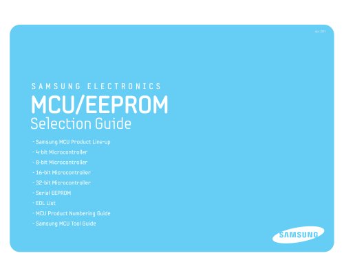  MCU / EEPROM Selection Guide 