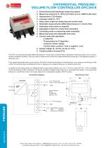 DPC200-R - differential pressure / volume flow controller