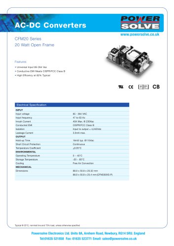 CFM20 Series