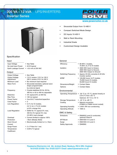 CI-I-IT-IV-SS (AC) Series