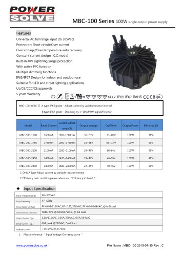 MBC-100 Series