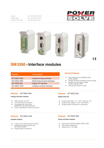 sm3300-interfaces