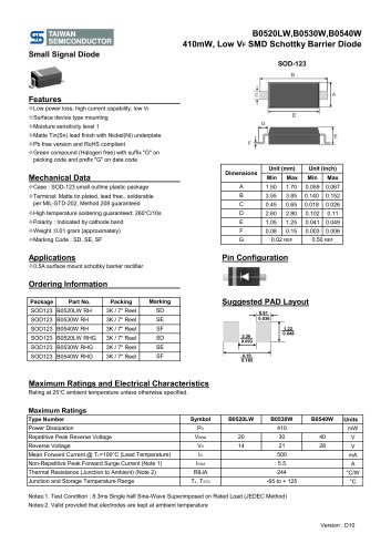 B0520LW Discrete Devices-Diode-Schottky Diode & Array