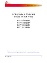 DDR4 SDRAM SO-DIMM Based on 4Gb A-die