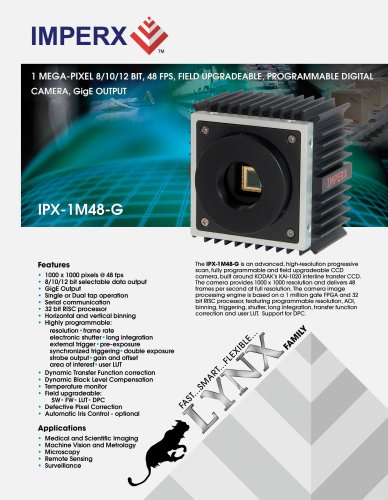 1 Megapixel GigE (IPX-1M48--G)