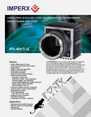 4 Megapixel GigE (IPX-4M15--G)