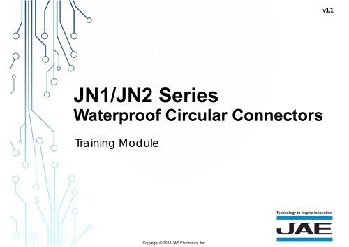 JN1/JN2 Series Waterproof Circular Connectors