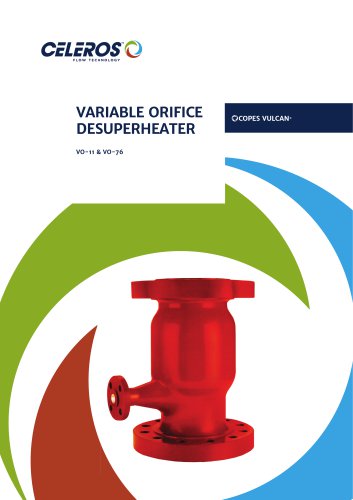 VARIABLE ORIFICE DESUPERHEATER VO-11 & VO-76