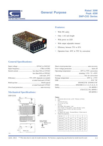 SNP-C03 series