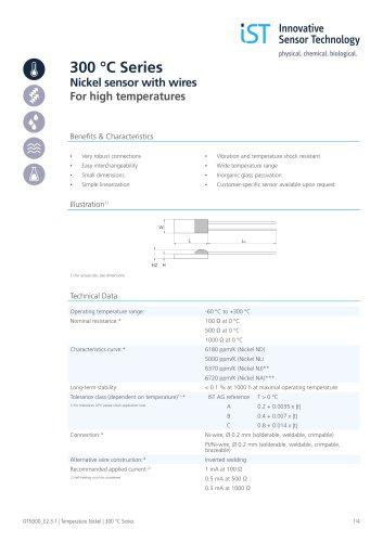 Ni 300 °C Series Brochure en