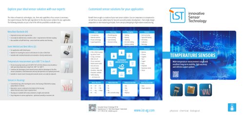 Category flyer Temperature Sensors