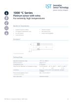 Pt 1000 °C Series Brochure en