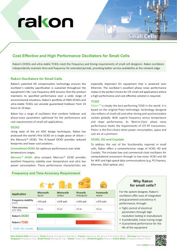 SMALL CELLS FACT SHEET