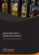 special lubricants & maintenance products food industry