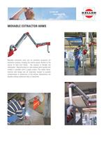 Movable extractor arms