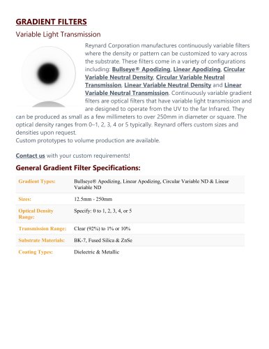 Gradient Filters