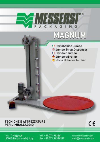 MAGNUM jumbo strap dispenser