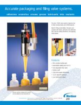 Accurate packaging and filling valve systems