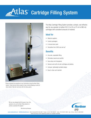 Cartridge Filling System