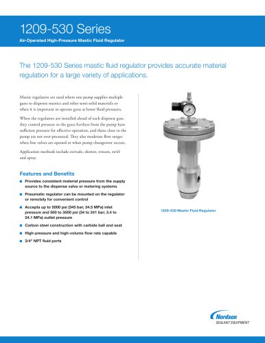 Material Fluid Pressure Regulator