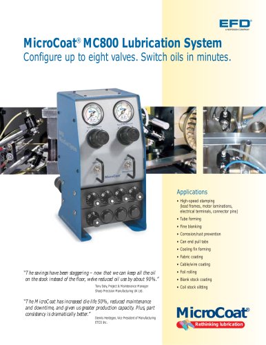 MicroCoat® MC800 Lubrication System