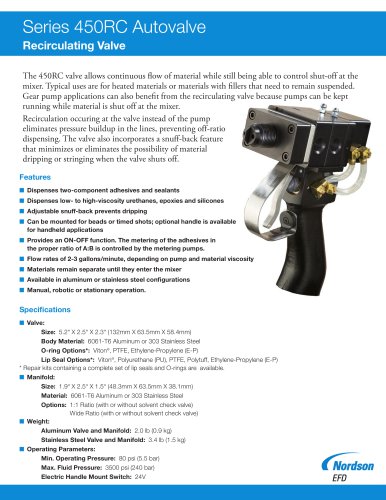 Series 450RC Autovalve