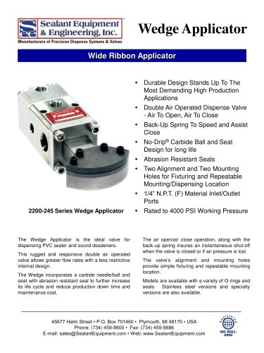 Series Wedge Applicator