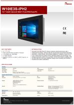 10.1" Intel® Celeron® N6211 Front IP65 Panel PC W10IE3S-IPH2