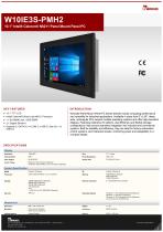 10.1" Intel® Celeron® N6211 Panel Mount Panel PC W10IE3S-PMH2