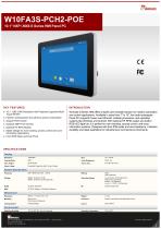 10.1" NXP i.MX6 S Series HMI Panel PCW10FA3S-PCH2-POE