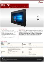 10.1" Windows Rugged Tablet PC with Intel® Celeron® N6211 M101EK