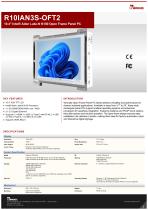 10.4" Intel® Alder Lake-N N150 Open Frame Panel PC R10IAN3S-OFT2
