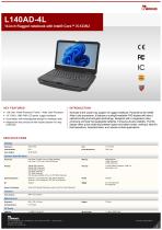 14-inch Rugged notebook with Intel® Core™ i5-1235U L140AD-4L