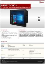 15" Intel® Core™ i3/i5/i7 (Coffee Lake Refresh) Chassis Panel PC R15IF7T-CHC3