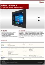15" Intel® Core™ i5-1135G7 Panel Mount Panel PC R15IT3S-PMC3