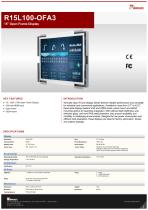 15” Open Frame Display R15L100-OFA3