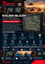 15" PCAP Rack Mount Defence Display R15L600-MLA3FP