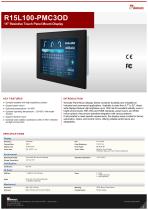 15" Resistive Touch Panel Mount Display R15L100-PMC3OD