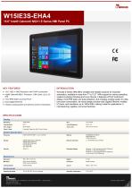 15.6" Intel® Celeron® N6211 E Series HMI Panel PC W15IE3S-EHA4