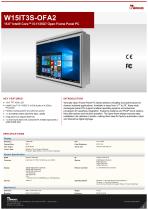 15.6" Intel® Core™ i5-1135G7 Open Frame Panel PC W15IT3S-OFA2