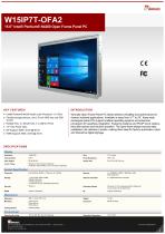 15.6" Intel® Pentium® N4200 Open Frame Panel PC W15IP7T-OFA2