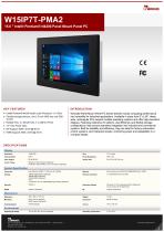 15.6 " Intel® Pentium® N4200 Panel Mount Panel PC W15IP7T-PMA2