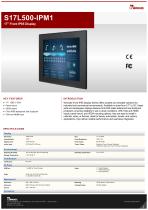 17" Front IP65 Display  S17L500-IPM1 