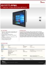 17” Intel® Core™ i5 (Tiger Lake) PP Series HMI Panel PC R17IT7T-PPM1
