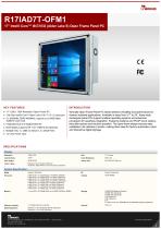 17" Intel® Core™ i9/i7/i5/i3 (Alder Lake S) Open Frame Panel PC R17IAD7T-OFM1