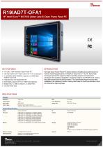 19" Intel® Core™ i9/i7/i5/i3 (Alder Lake S) Open Frame Panel PC R19IAD7T-OFA1